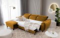Ecksofa Foble Loco 45 Senf Schlaffunktion