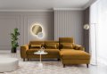 Ecksofa Foble Loco 45 Senf Rechts
