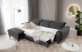 Ecksofa Foble Nube 05 Dunkelgrau Schlaffunktion