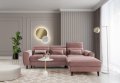 Ecksofa Foble Nube 24 Rosa Rechts