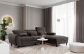 Ecksofa Foble Velvetmat 22 Ashfahl