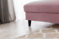 2. Ecksofa Foble Velvetmat 24 Dunkelrosa