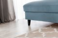 2. Ecksofa Foble Velvetmat 100 Blau