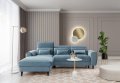 Ecksofa Foble Velvetmat 100 Blau Links