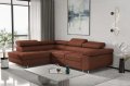 Ecksofa mit Schlaffunktion, Bettkasten & verstellbaren Kopfstützen, Links