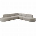 Ecksofa PARMA CORNER 276×276 cm – komfortabel, breit & universal für jedes Wohnzimmer - BOUCLÉ Creme