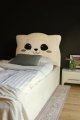 Kinderbett LETI Katze 90x200 Juniorbett Jugendbett Kätzchen BOUCLE 4
