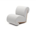 Sessel Gepolstert Boucle MONA I Sessel dekorativer Lounge-Sessel