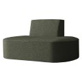 Dalia 1-Sitzer Dunkelgrün Boucle