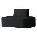 Dalia 1-Sitzer Schwarz Boucle Stoff