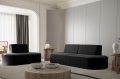 1+2 Dalia Schwarz Stoff Set Dekor