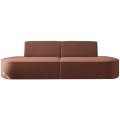 Dalia 2-Sitzer Sofa Velvet Rot Stoff