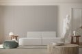 Dalia Sofa 2-Sitzer Boucle Creme Stoff Dekor