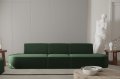 Dalia 3-Sitzer Sofa Grün Velvet Stoff Dekor
