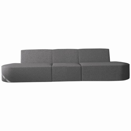 Dalia 3-Sitzer Sofa Graphite Boucle Stoff