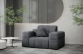 Balia Sessel perfekt harmony 90 Grau Stoff Dekor