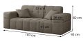 Balia Sofa 2-Sitzer Abmessungen