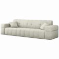 Balia 3-Sitzer Sofa Chenille Creme Stoff
