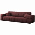 Balia 3-Sitzer Sofa Chenille Rotwein Stoff