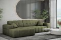 Ecksofa Balia L Chenille Oliv Stoff Links Dekor