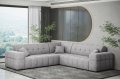 Balia Corner Hellgrau Chenille Stoff Dekor