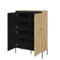 Kommode Trend 3 Eiche Artisan offene