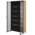 Vitrine Trend 7 Eiche Artisan offene