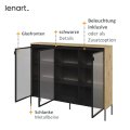 Glasvitrine TREND TR‑08 mit drei Türen – ideale Präsentation und Stauraum für Dekorationen und Sammlerstücke