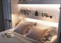 Wandklappbett Bed Concept 90x200 Vertikal Concept Lenart Bett LED 2