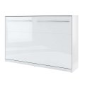 Wandklappbett Concept Pro 5 120x200 Horizontal Weiß Hochglanz