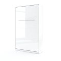 Wandklappbett Concept Pro 2 120x200 Vertikal Lenart Bett Weiß Hochglanz