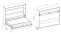 Wandklappbett Bed Concept 160x200 Horizontal Lenart Bett