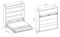 Wandklappbett Bed Concept 180x200 Vertikal Concept Lenart Bett