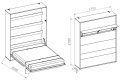 Wandklappbett Bed Concept 160x200 Vertikal Concept Lenart Bett