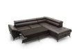 Ecksofa aus Echtleder mit Schlaffunktion MOCCA L-form WERSAL