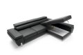Ecksofa Molina Mini L-form Echtleder mit Schlaffunktion WERSAL