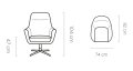 Wersal Sessel Polo Matt Abmessungen