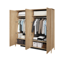 Kleiderschrank COZY 01 Innenraum des Kleiderschranks Dekor