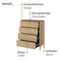 Kommode COZY 03 Schubladen Produktmerkmale