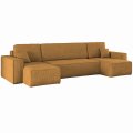 Ecksofa KARL U Senf Poso 01