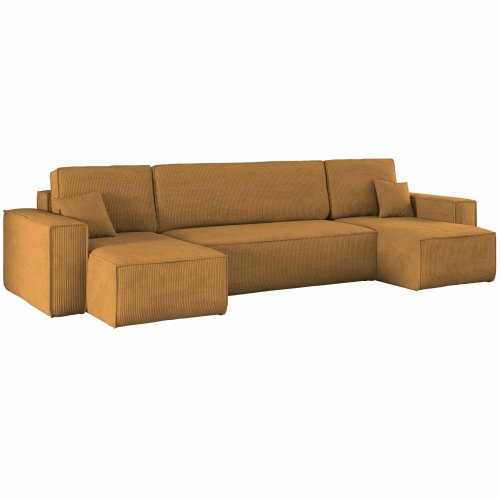 Ecksofa KARL U Senf Poso 01