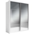 Kleiderschrank ARTI 17 mit zwei Schiebetüren und Spiegeln LENART