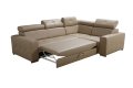 Ecksofa MARGO II Ledersofa Schlaffunktion