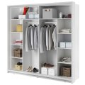 Kleiderschrank ARTI 14 mit zwei Schiebetüren, Spiegeln und Beleuchtung LENART