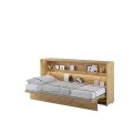 Wandklappbett Bed Concept 90x200 Horizontal Lenart Bett Grau und Eiche Artisan