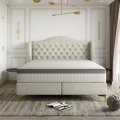 Bett LEGEND Whisper 01 Creme Front Dekor