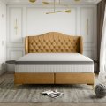 Bett LEGEND mit Matratze Whisper 09 Front Dekor