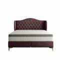 Bett LEGEND mit Matratze Wein Lila Whisper 14 Front
