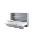 Wandklappbett Bed Concept 120x200 Horizontal Lenart Bett Grau und Eiche Artisan