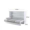 Wandklappbett Bed Concept 120x200 Horizontal Lenart Bett Grau und Eiche Artisan